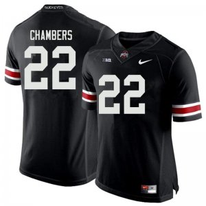 NCAA Ohio State Buckeyes Men's #22 Steele Chambers Black Nike Football College Jersey PCA4745KK